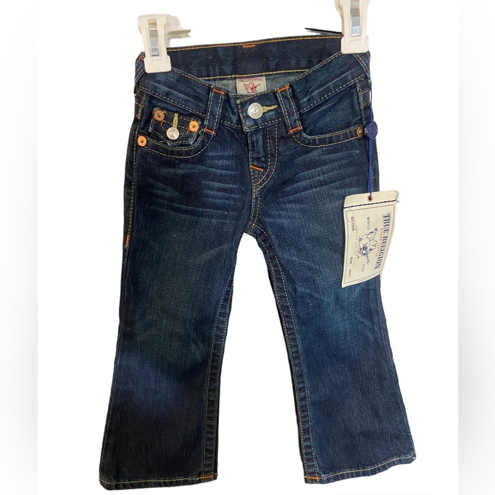 True Religion Toddler Boys boot cut Jeans size 3